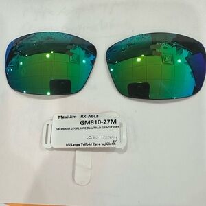 Maui Jim Green Mirror Sunglasses Lenses only